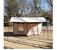 Nouvelle arrivée Tente gonflable en forme de maison Grande 12 ㎡   Tente de camping familiale pour 6 à 8 personnes, une pièce et un salon, pour l'extérieur