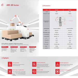 Robot Colaborativo de 30 kg con Motor PLC, Brazo Paletizador de 6 Ejes, Sistema de Paletización para Cobot - Product Image 4