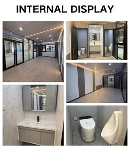 Lussuosa Casa Container Moderna Rotonda <span class=keywords><strong>Stile</strong></span> Apple con Design Smontabile e Bagno in <span class=keywords><strong>Stile</strong></span> Apple per Hotel, Realizzata in Acciaio - Product Image 3
