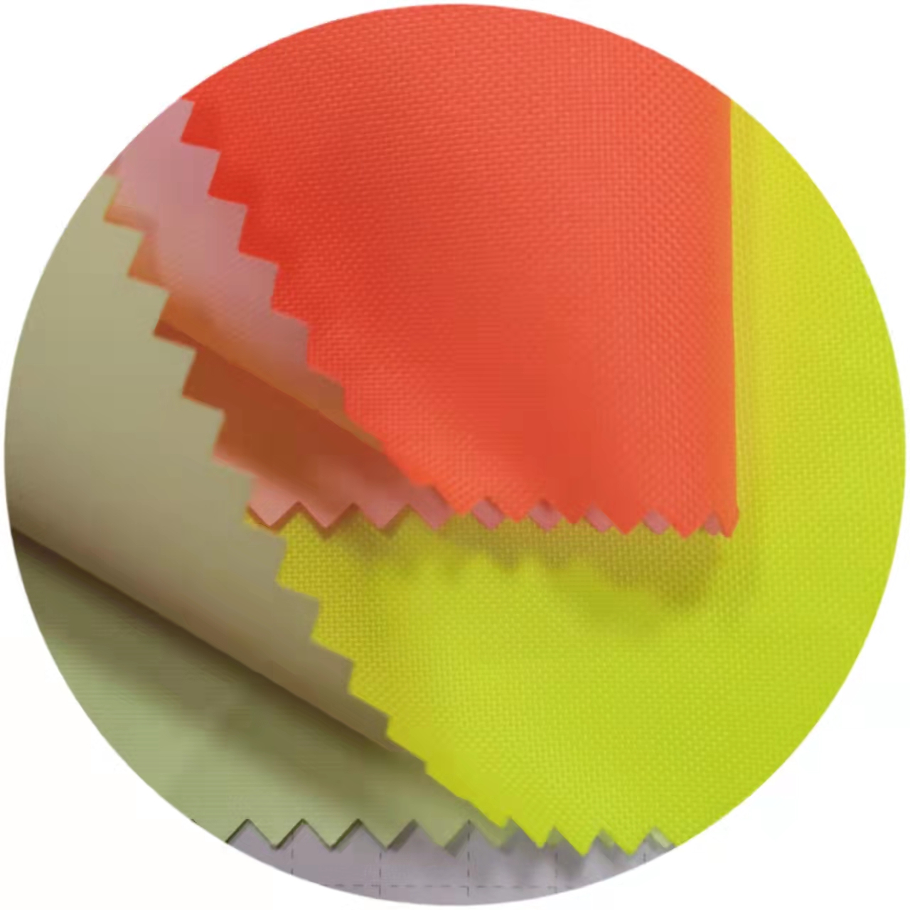 Neon Color 600D 1000D 100% Polyester Oxford PU Coated Woven Fabric for Protective Suit and Functional Clothes