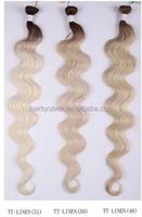 Rebecca – mèches de cheveux synthétiques de qualité supérieure, 100 grammes, couleur haute lumière, body wave, Fiber haute température, couleur blonde, vente en gros