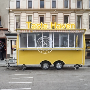 Nouveau Camion de Restauration Mobile 2025 Rentable Entièrement Équipé en Aluminium – Kiosque de Vente de Tacos et Crêpes - Product Image 3