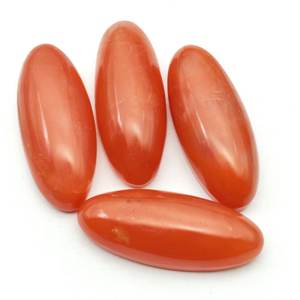 Ágata roja cabujón de corte ovalado de varios tamaños para la fabricación de joyas - Product Image 6