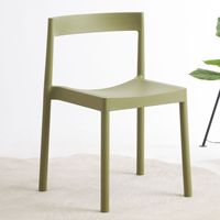Chaise de salle à manger empilable en plastique, convertible, imperméable, écologique, de luxe léger, mobilier de maison, dossier créatif de designer pour