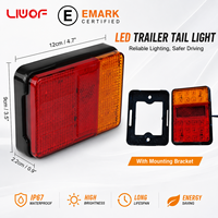 Luces Traseras LED de 12V de Alta Luminosidad para Remolques, 30 LED, IP67 Impermeables, Luces de Freno e Intermitentes Traseras para Caravanas y Camiones, Directo de Fábrica