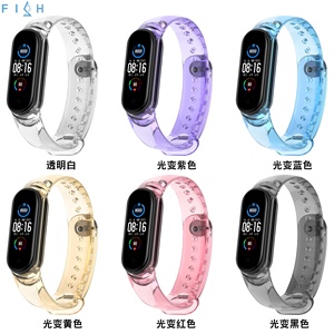 สำหรับสายรัด Mi Band 3/5/6/7 สายรัดอเนกประสงค์แบบปรับได้ ความกว้าง 20 มม. วัสดุอื่นๆ - Product Image 2