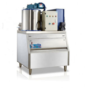 Refrigerado por aire 1000kg Máquina de hielo en escamas de agua salada Máquina de hacer hielo - Product Image 1