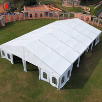 Tente pour événements 20 x 20, 40 x 60, 40 x 80 – Vente en gros de grandes tentes blanches d'extérieur pour mariages et événements, chapiteaux en aluminium transparents pour expositions
