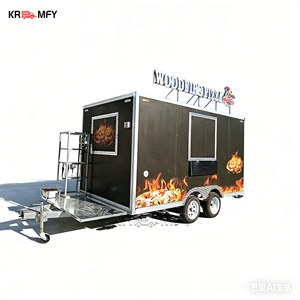 China Mobile Cocktail Bar Trailer Fiberglass Coffee Shop <b>Pizza</b> Dessert Cart Multifunctional Food Truck Fast Food Service - Product Image 4