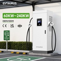 NOUVELLE Station de recharge rapide pour véhicules électriques CCS GBT Chademo 60 kW 120 kW 160 kW 240 kW, à poser au sol, avec équilibrage de charge
