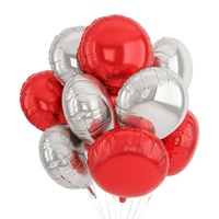 Ballon en aluminium Mylar de 18 pouces, forme ronde, thème Joyeux Anniversaire, décoration de fête, fournitures de félicitations, vente en gros