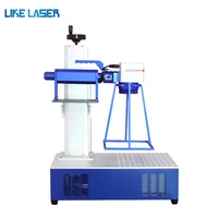 Machine de marquage laser à fibre 100w Ipg System 300x300 Allemagne pour la gravure laser de plastique, papier, bague, bracelet, PVC