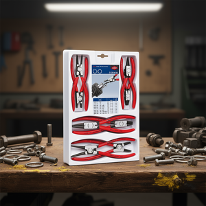 Knipex Circlip Pliers Assortment 8-Piece Set Internal External Ring <b>Removal</b> <b>Tools</b> - Product Image 2