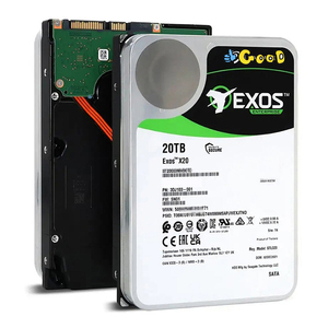 Disque dur interne portable original ST20000NM007D EXOS X20 20TB Exos HDD 3.5 6Gb/s 7200RPM haute vitesse pour serveur - Product Image 1