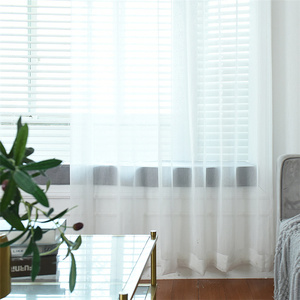 Phong Cách Châu Âu Cửa Sổ Màu Trắng <span class=keywords><strong>Sheer</strong></span> Rèm Cửa Thanh Lịch Grommet Thêu Chất Lượng Nhựa Vải Hiện Đại Mô Hình Cổ Điển Dệt - Product Image 2