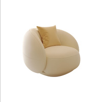 Ensemble de canapés en tissu capitonné style crème, rembourrés en éponge – Écologique, durable, anti-griffures pour chats, idéal pour petits appartements, hôtels et bureaux