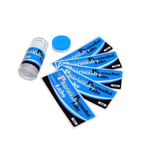 Custom print free design steroid injection 10ml vial labels 10ml vial label stickers