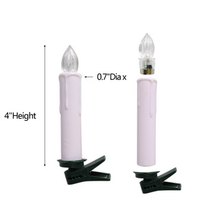 Bougie décorative à <span class=keywords><strong>LED</strong></span> <span class=keywords><strong>sans</strong></span> <span class=keywords><strong>fil</strong></span> à télécommande, à intensité variable, en plastique, <span class=keywords><strong>pour</strong></span> décoration d'arbre <span class=keywords><strong>de</strong></span> <span class=keywords><strong>Noël</strong></span>, vente chaude - Product Image 5
