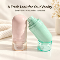 Flacon pompe airless inversé en plastique ABS réutilisable de 15 ml, 30 ml, 50 ml pour emballage cosmétique et soins personnels – Meilleures ventes