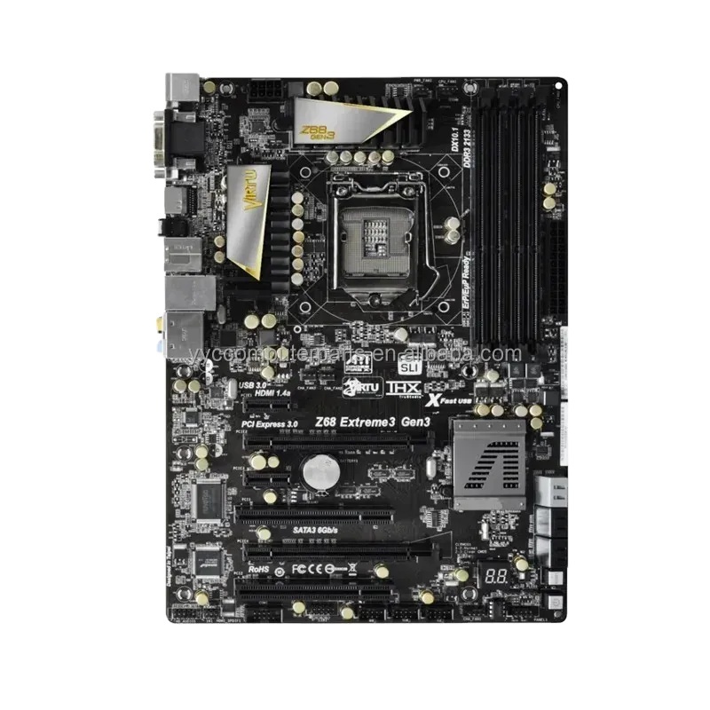 マザーボード ASRock Z68 Extreme3 Gen3 CORE i7 3770k Asrock Z68 EXTREME3 Gen3 Motherboard - 32GB PCI-E3.0 HDMI