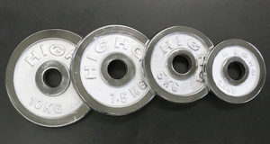 Fonte Grand Trou Galvanoplastie 5kg 10kg 20kg Hommes Gym Fitness <span class=keywords><strong>Olimpic</strong></span> Rod Poids Plaques Barbell Plaques - Product Image 5