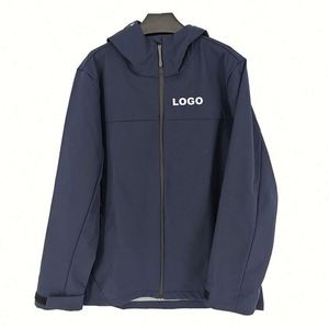 Design Custom 4 Way Stretch Polyester Sportswear <b>Jacket</b> Zipper Closure Outdoor Wear Print Pattern Tear-Resistant Woven Fabric - Product Image 1