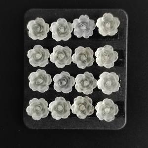 ควอตซ์ F8้ำค้างแข็งลายดอกกุหลาบ8มม. ทำด้วยมือ - Product Image 3