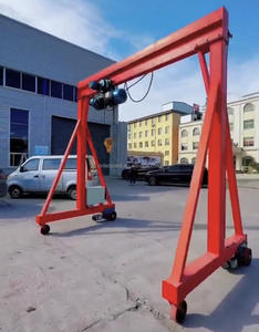 Palan de grue à portique portable de haute qualité 1t 7.5t Capacités Télécommande Roue électrique Moteur de roulement Boîte de vitesses - Product Image 5