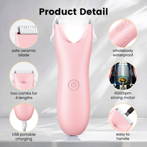 Mini Épilateur Automatique pour Animaux de Compagnie, Équipement de <span class=keywords><strong>Toilettage</strong></span> Domestique pour Chats et Chiens, Sûr, Portable, en Céramique ABS, Fonctionnant sur Batterie - Product Image 3