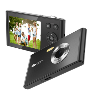 Cámara Digital Súper Delgada 4K Portátil de Enfoque Fijo CMOS SD, Cámara Compacta Económica para Fotos y Vídeos, con Batería Recargable de 2-3 Pulgadas - Product Image 3