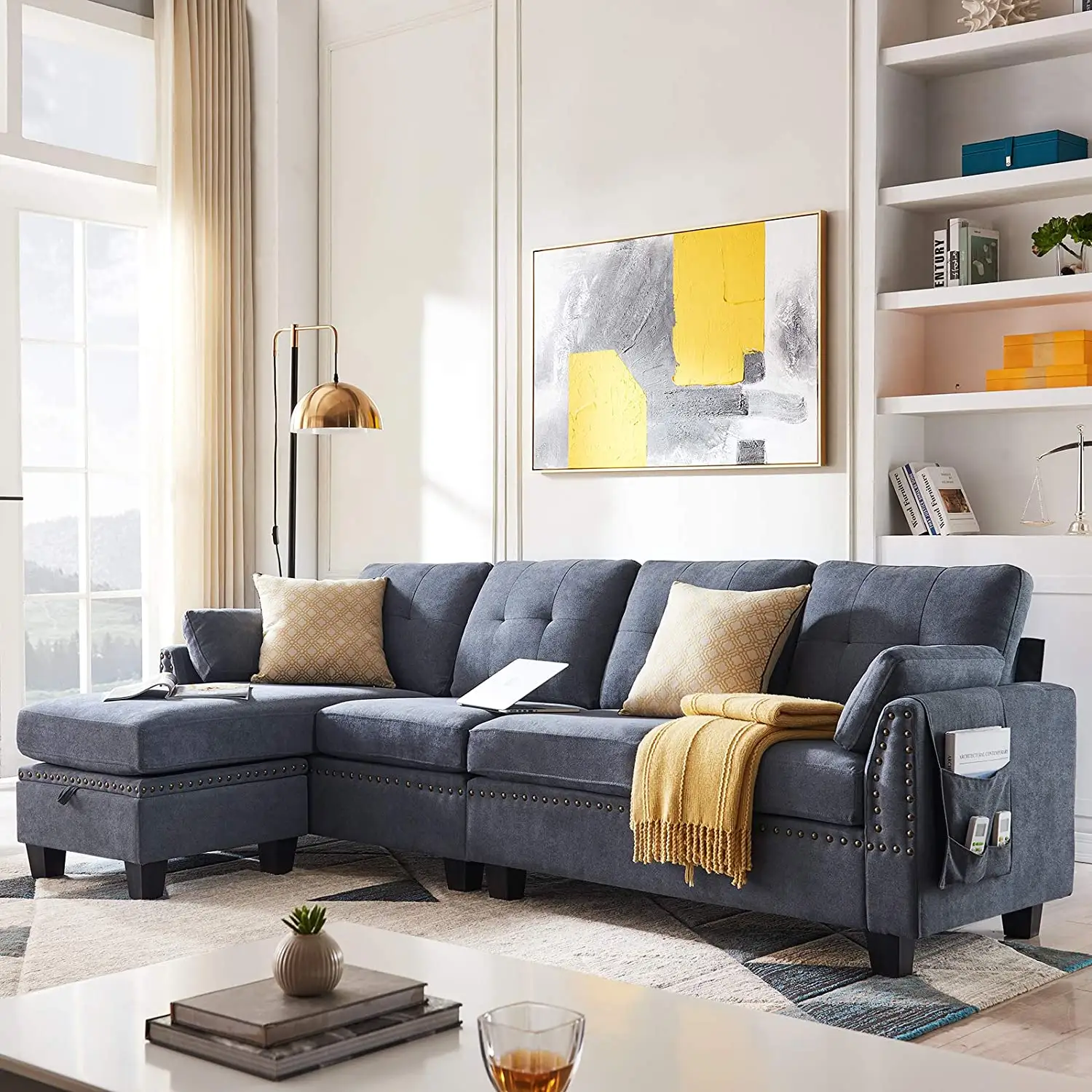 Современная новая классическая мебель для дома с перегородками, набор диванов для гостиной, роскошная мебель