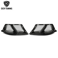 Conduit d'aération avant en fibre de carbone sèche avec grille pour BMW G80 M3 |   G82 G83 M4  Garnitures de remplacement pour conduits d'air du pare-chocs avant style MP