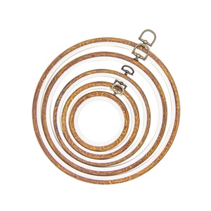 <span class=keywords><strong>En</strong></span> gros Broderie Cerceaux Point De Croix Cerceau Anneau Imité Cadre <span class=keywords><strong>En</strong></span> <span class=keywords><strong>Bois</strong></span> Cercles pour L'affichage Pratique Couture BRICOLAGE Artisanat - Product Image 2