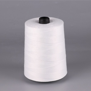 Hilo de Coser para Cierre de Bolsas de Alta Productividad, 100% Poliéster, Blanco Natural, Hilo Hilado de Fábrica - Product Image 3