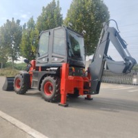 Nouvelle conception de mini-chargeuse-pelleteuse 4x4, la moins chère, fabriquée en Chine