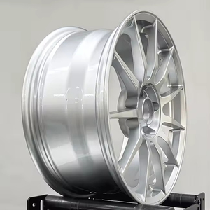 Jantes en alliage d'aluminium forgé Hunt, gris argent mat, légères, 10 rayons, 17-20 pouces, pour berlines sportives, <span class=keywords><strong>SUV</strong></span>, voitures particulières, 40 mm, 25 mm - Product Image 2