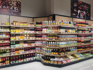 Supermercado Góndola Estantería <span class=keywords><strong>Estantes</strong></span> Exhibición de venta al por menor de metal de Servicio Ligero <span class=keywords><strong>para</strong></span> tienda minorista Bajo MOQ Precio competitivo - Product Image 3