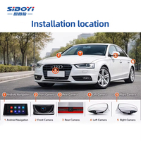 Kamera Mobil 360 Derajat Bird View 3D 6CH AHD 1080P Night Vision IP68 Waterproof Sistem Surround View untuk BMW Toyota Android Player