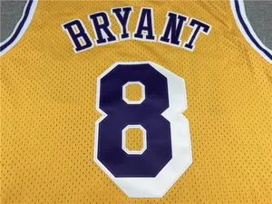 Grosir Baru 1996-97 Jersey Basket Retro Los Angeles 8 Bryant