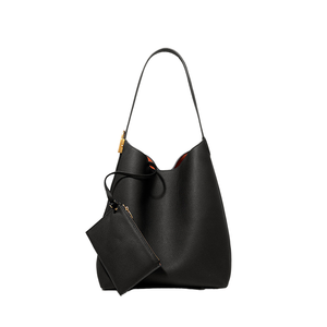 High Quality Ladies Bucket <b>Bag</b> <b>Large</b> Capacity Cowhide Leather <b>Crossbody</b> Shoulder <b>Bag</b> Genuine Leather Polyester Lining for Women - Product Image 1