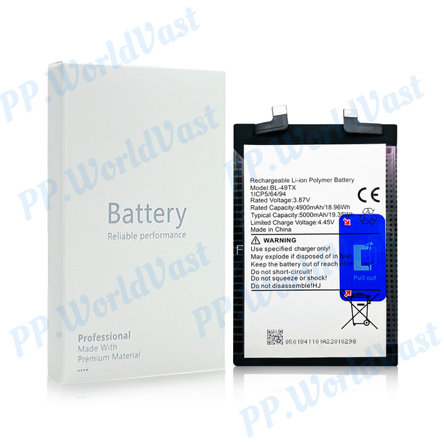 5000mAh Wholesale OEM Mobile Phone Battery for Tecno Note 30 5G Note 30i BL-49TX Original Replacement Battery Manufacturer