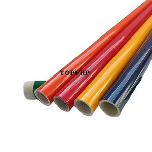 Tuyau en plastique renforcé de fibre de verre de tube pultrudé par FRP enduit de peinture de haute qualité - Product Image 2