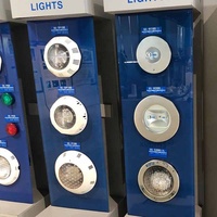 Schwimmbad Wasserpark Ausrüstung ABS Schwimmbad farbige Kunststoff Wandbehang wasserdichte LED Unterwasser leuchte IP68