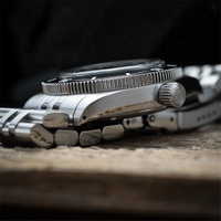 SKX 007 — bracelet en céramique pour hommes, montre-bracelet de plongée, double couleur, automatique, 30atm, offre spéciale