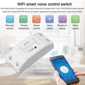 Anjielo 2400W wi-fi <span class=keywords><strong>Smart</strong></span> interruttore luce universale DC telecomando Alexa Google integrazione assistente vita intelligente - Product Image 1