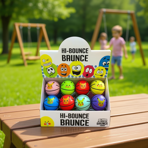 Juego de 8 Pelotas de Goma Coloridas Hi-Bounce para Niños de 5 a 7 Años, Unisex, para Jugar Deportes - Product Image 2