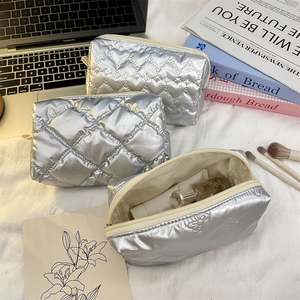 Kit de Artículos Esenciales para Viaje, Organizador de Maquillaje, Bolsa de Aseo, Bolsa de Maquillaje Plegable para Mujer, Bolsa de Cosméticos Portátil, Bolsa de Aseo Colorida - Product Image 4