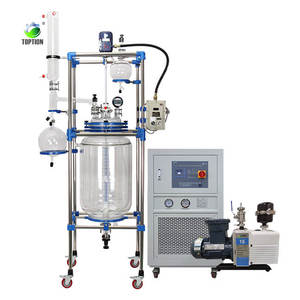 Glass Reactor with Stirring and Condensing System Efficient Mixing and Reaction <b>Control</b> - Product Image 1