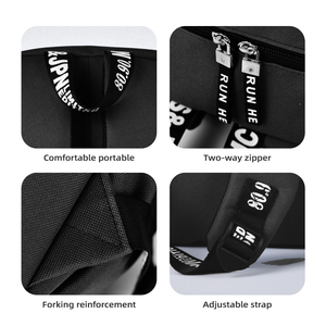 กระเป๋าเป้สะพายหลังปรับได้ขนาดใหญ่พร้อมโลโก้พิมพ์ลาย - Product Image 2