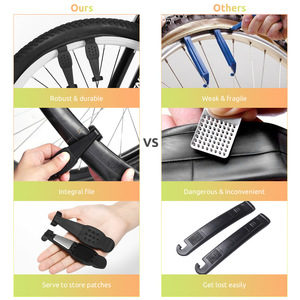 Kit de réparation de pneus de vélo TL30, pompe multi-outils en alliage avec kit de patchs pour vélos de route et de montagne - Product Image 4